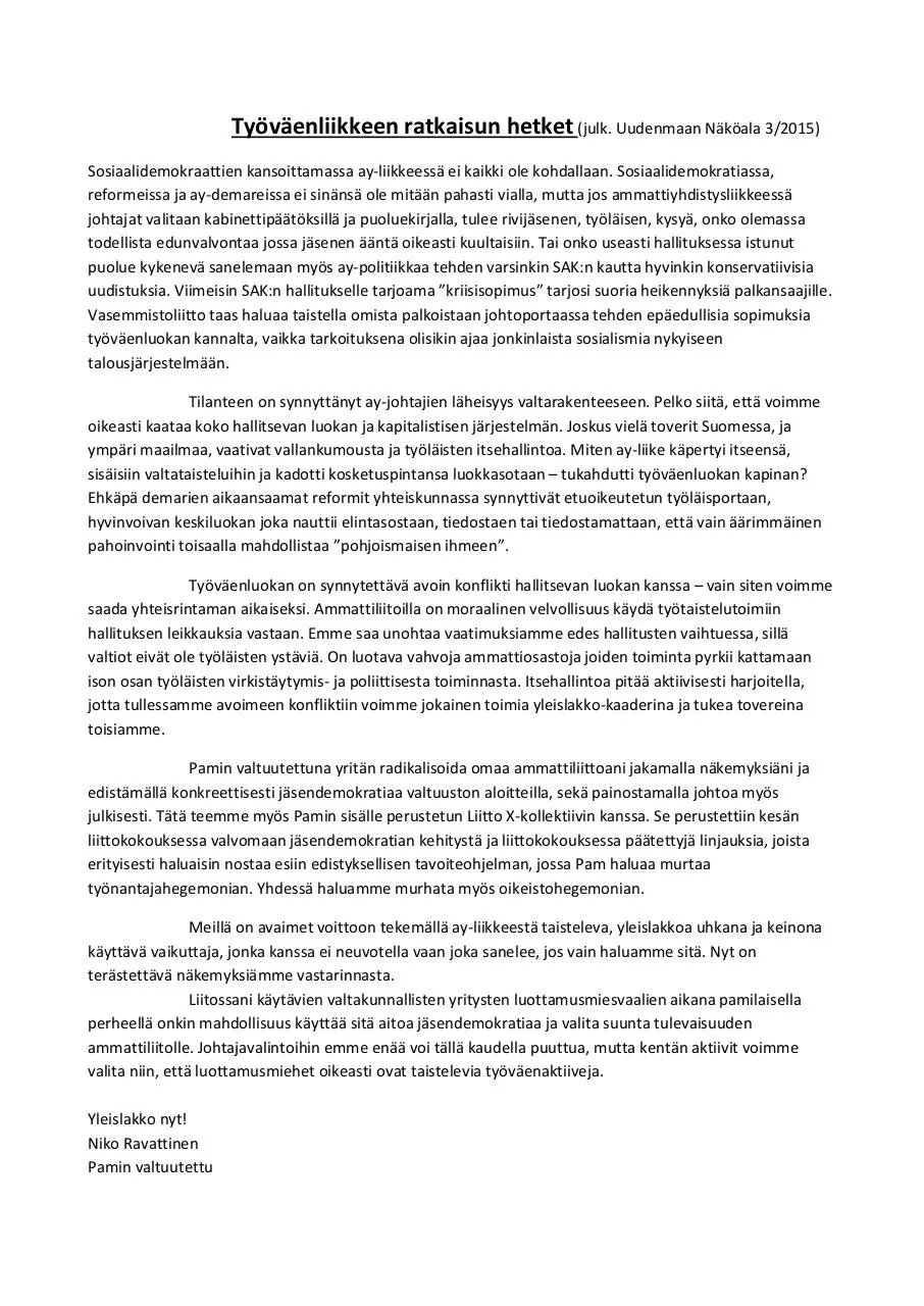 Document preview - Työväenliikkeen ratkaisun hetket.pdf - Page 1/1