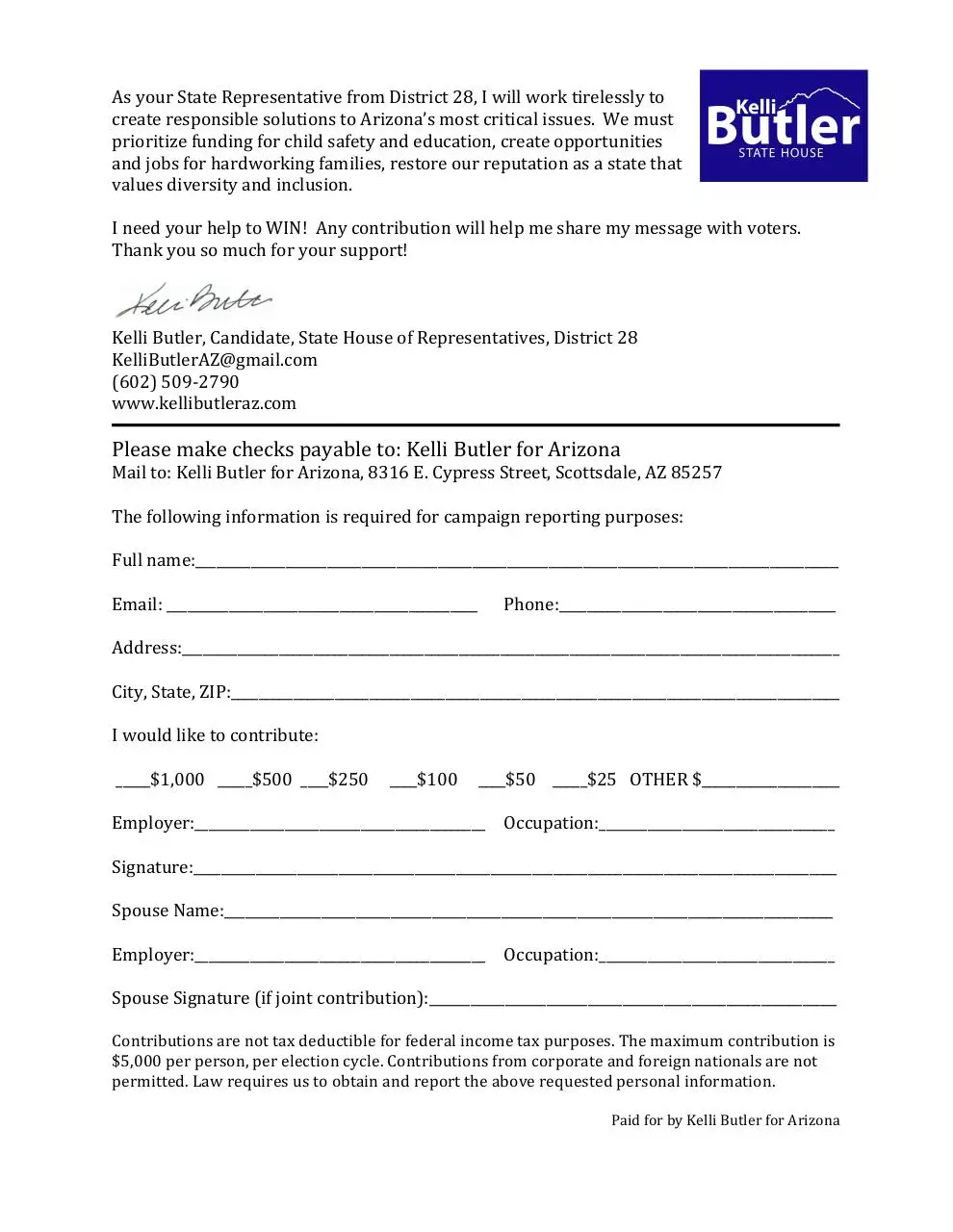Document preview - Kelli contribution form for website.pdf - Page 1/1