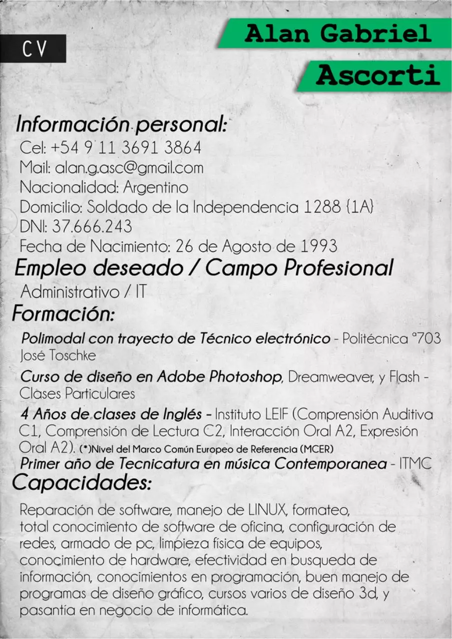 Page 1 of 3, Alan Ascorti CV
