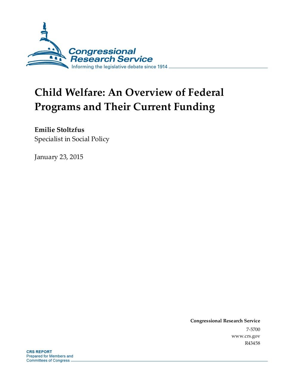 Child Welfare An Overview of Federal.pdf - page 1/41
