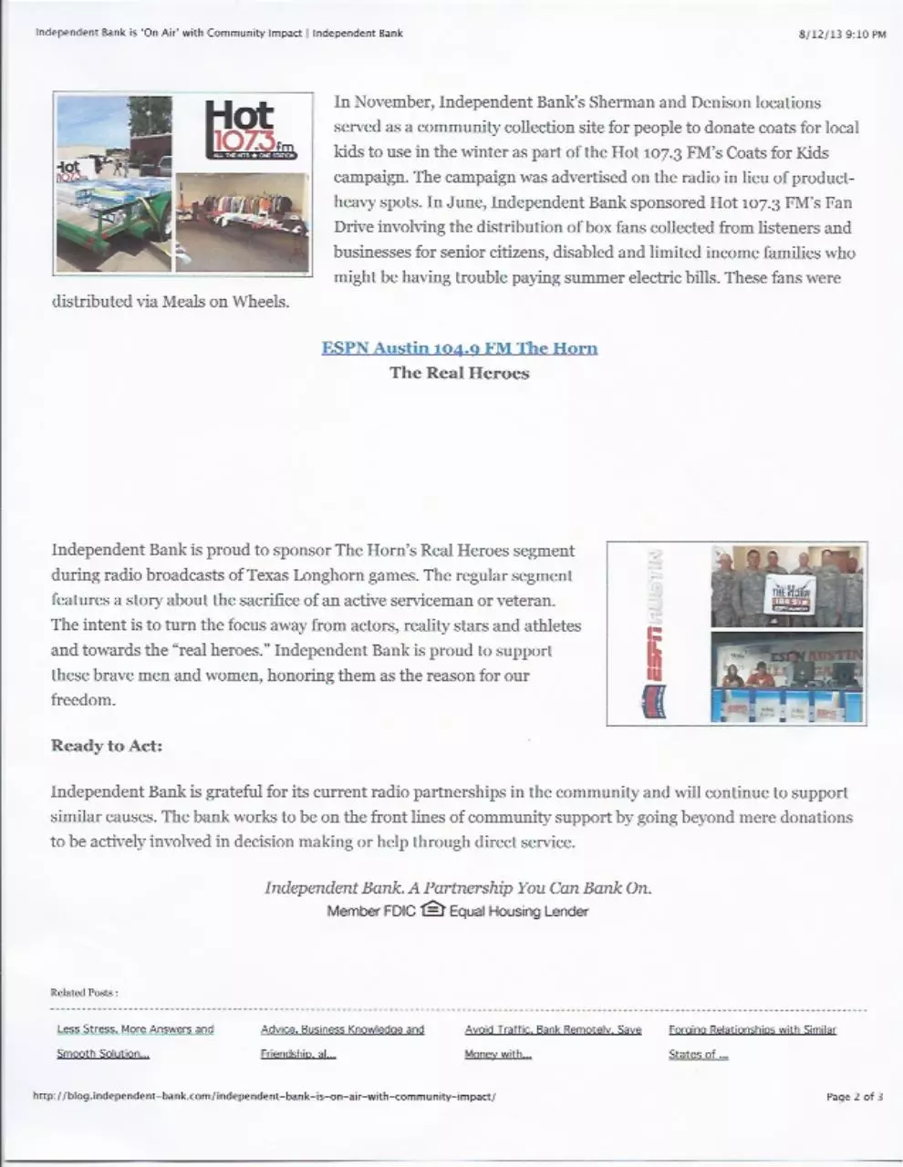 Page 3 of 6, 1 Ind. Bank Samples