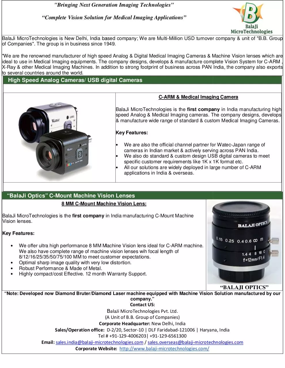 Document preview - C ARM-MACHINE COMPLETE VISION SOLUTION.pdf - Page 1/1
