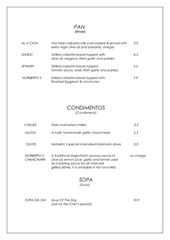 Page 1, Menu 14 December 2015