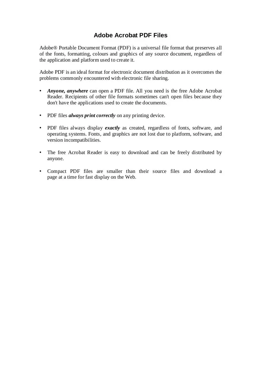 Page 1 of 1, pdf sample