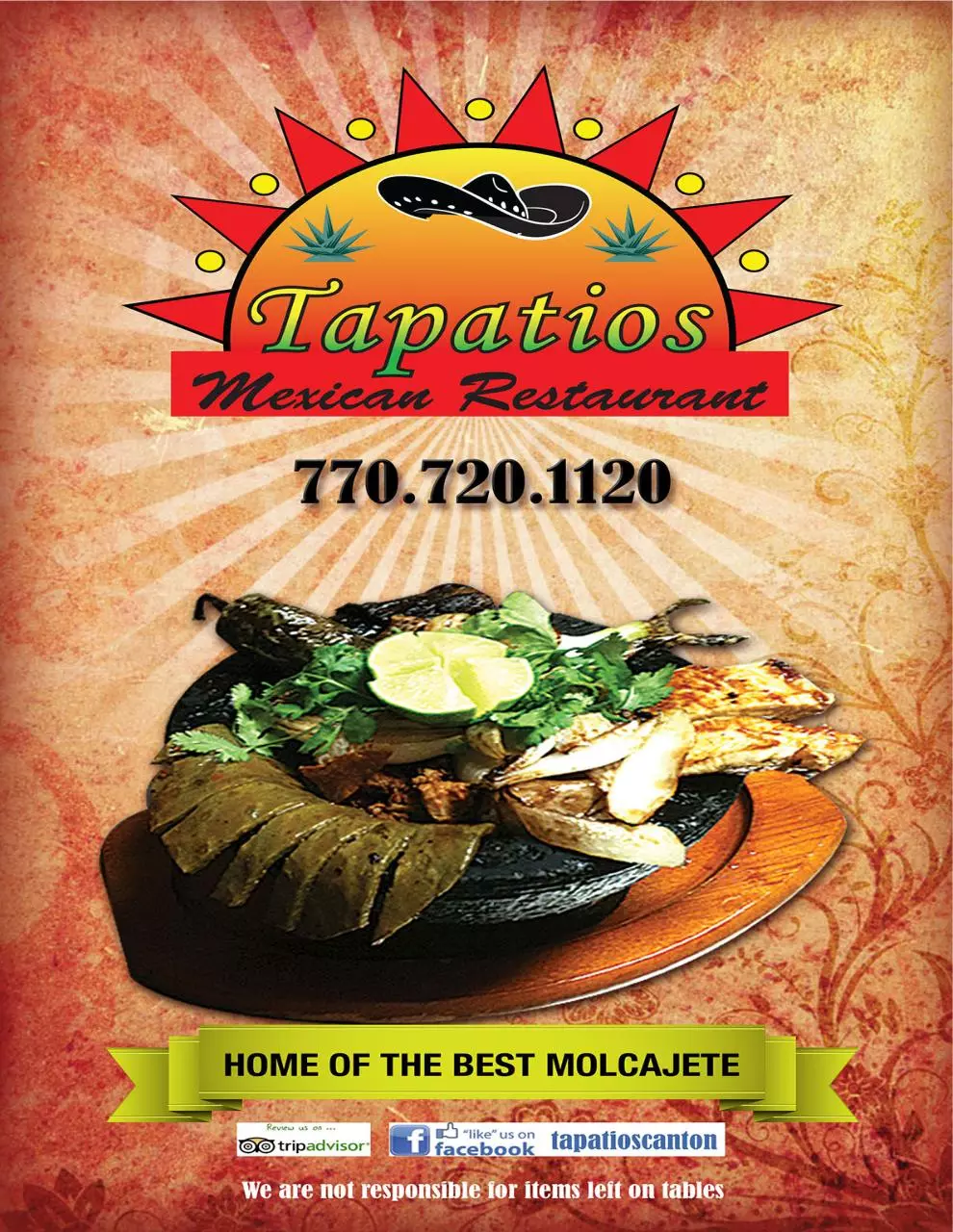 Page 1 of 6, tapatios dowload menu