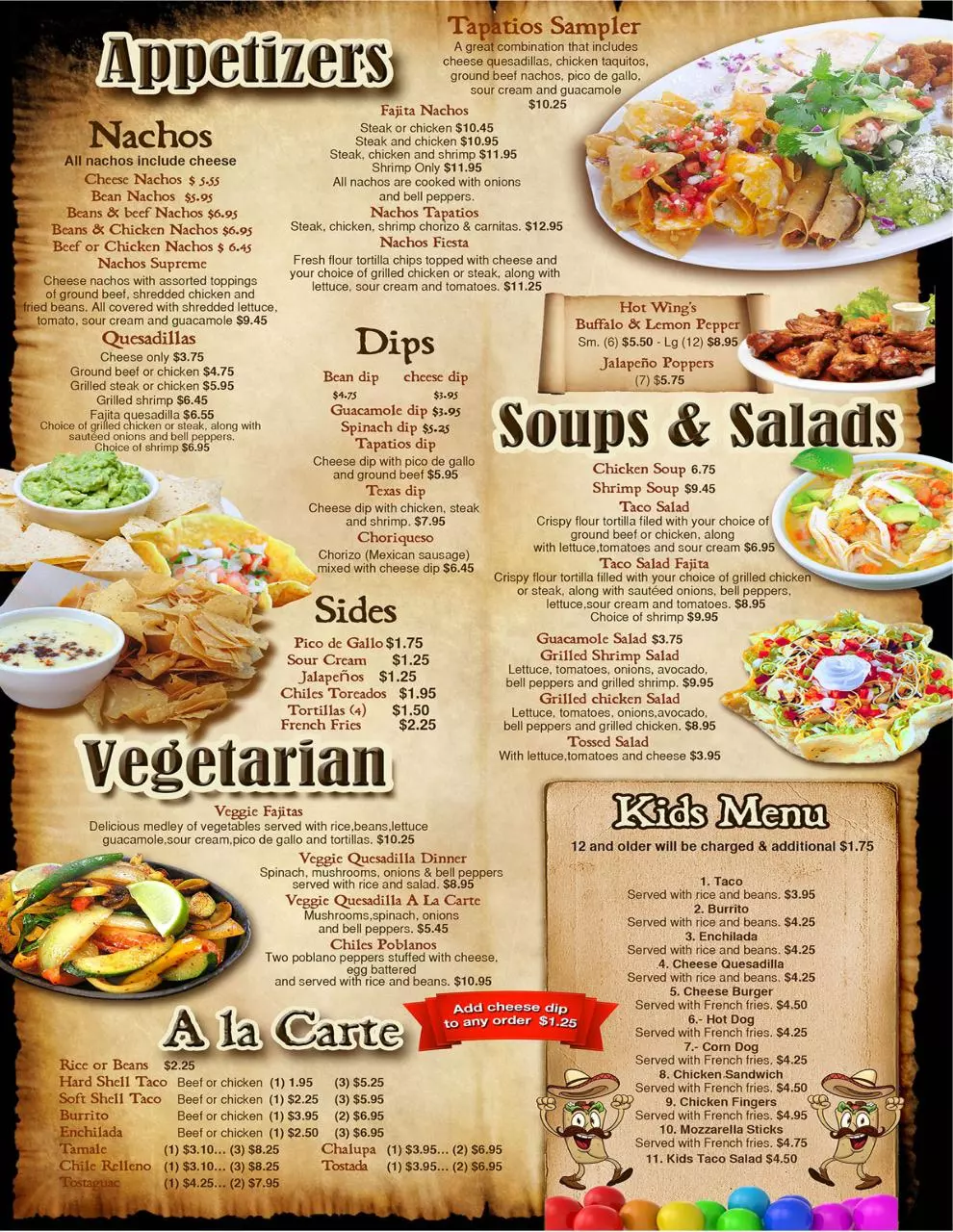 Page 2 of 6, tapatios dowload menu