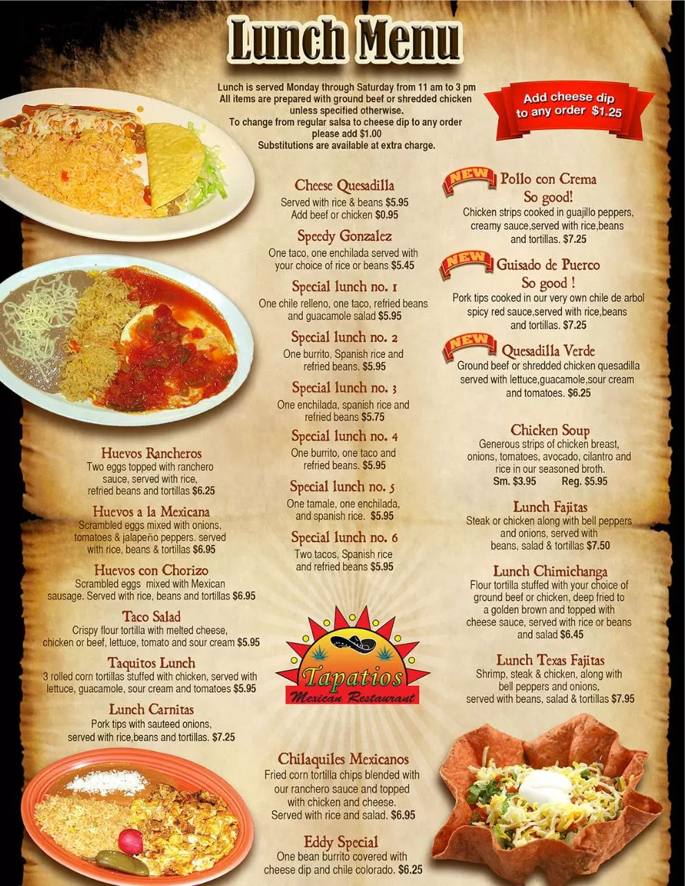 Page 3 of 6, tapatios dowload menu