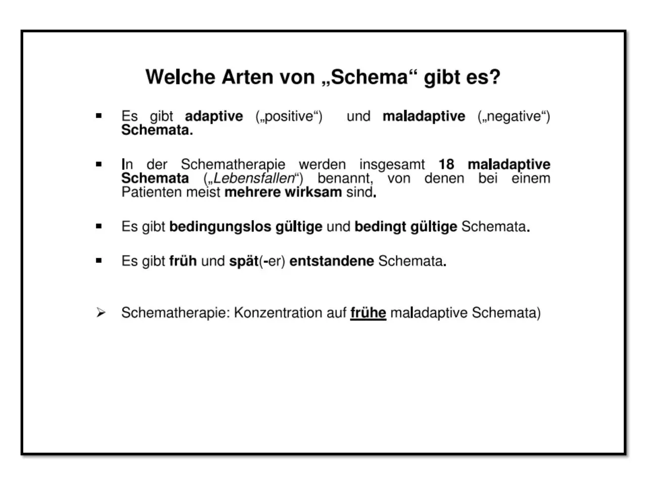Page 4 of 11, Vortrag Einführung in die Schematherapie (Auszug)
