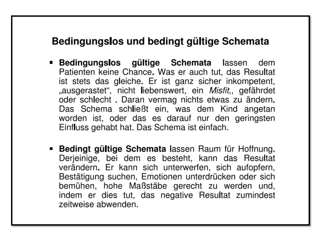 Page 5 of 11, Vortrag Einführung in die Schematherapie (Auszug)