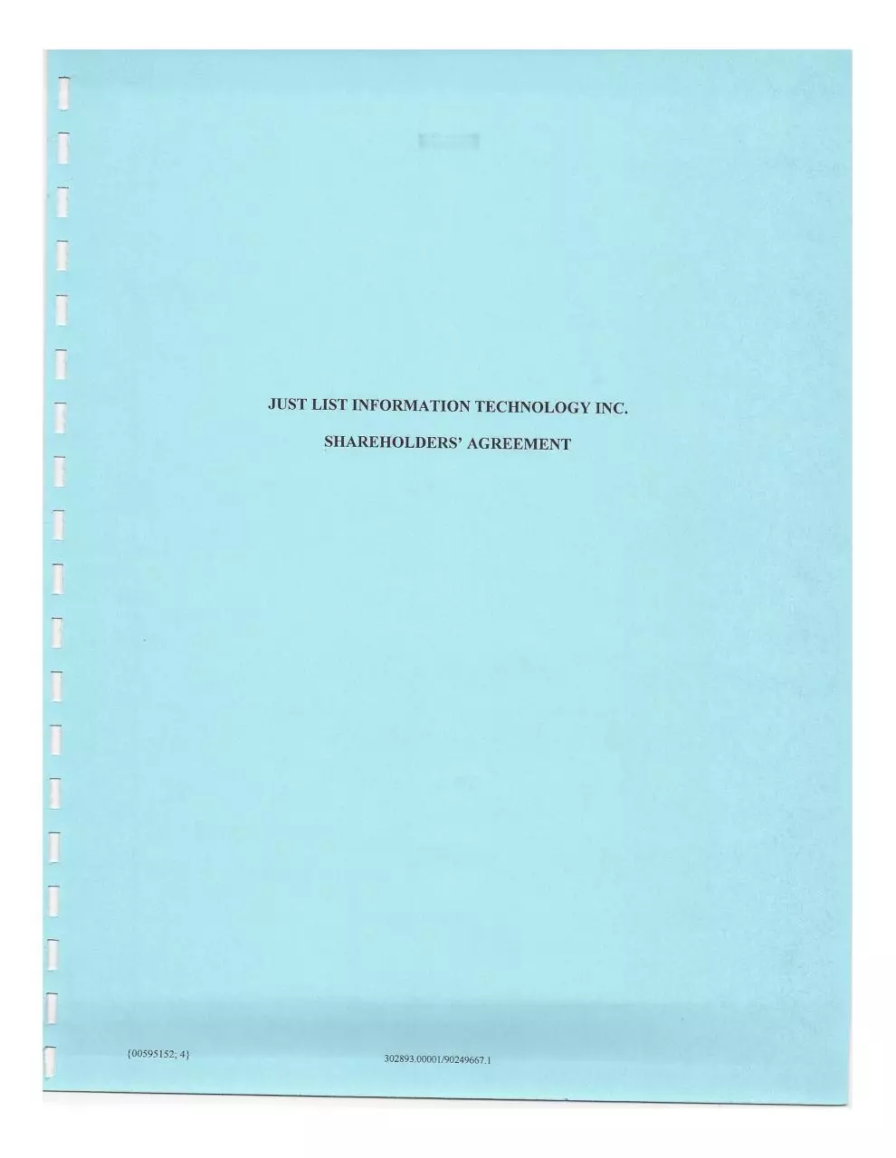 Page 1 of 29, ShareholdersAgreement