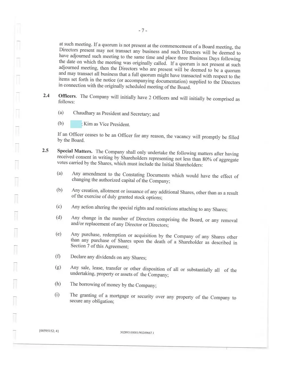 Page 4 of 29, ShareholdersAgreement
