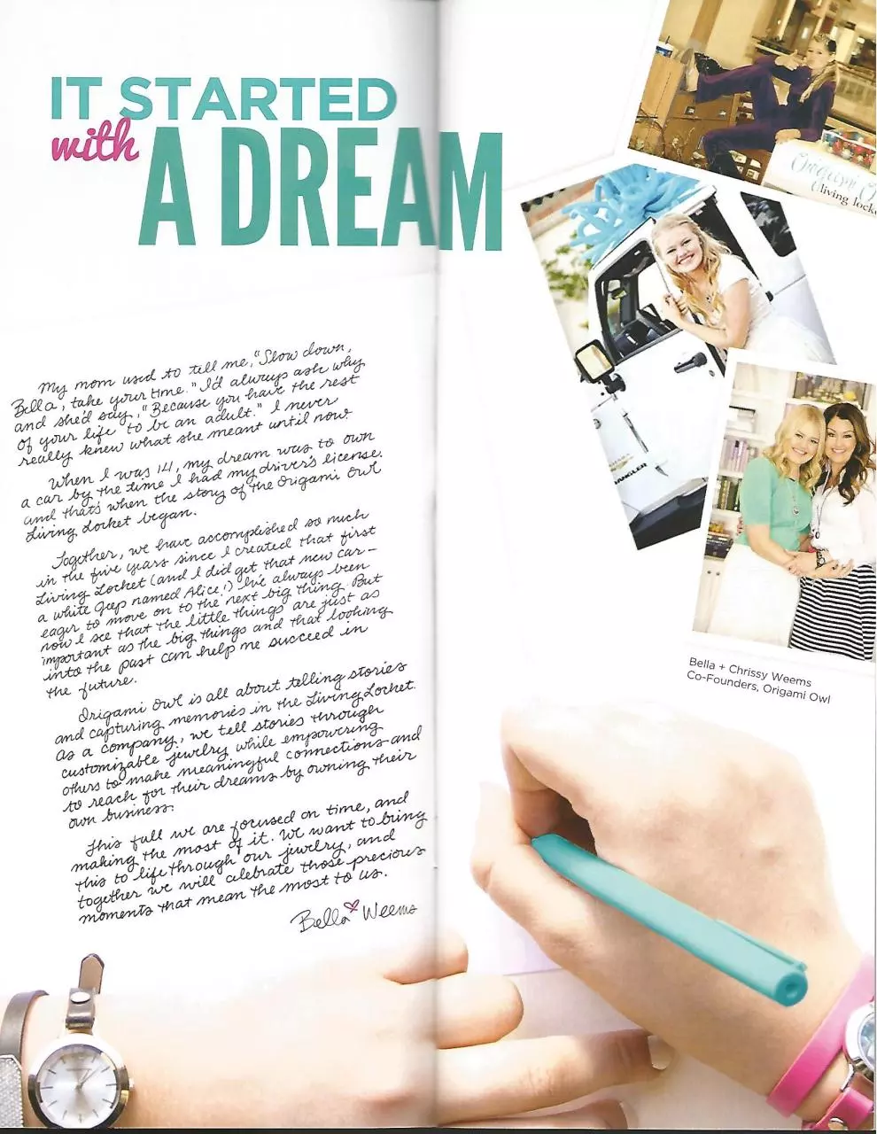 Page 2 of 36, Origami Owl Fall 2015 Take Out Menu
