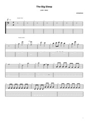 Page 1, Streetlight Manifesto The Big Sleep (Pro)