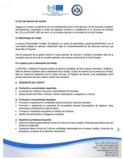 Page 3, Convocatoria y TDR Responsable Contable SEJUST 2016