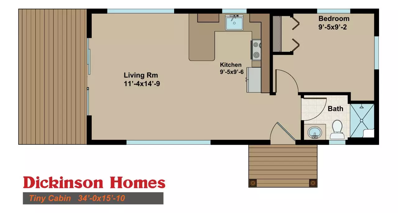 Page 1 of 1, Tiny Cabin Plan