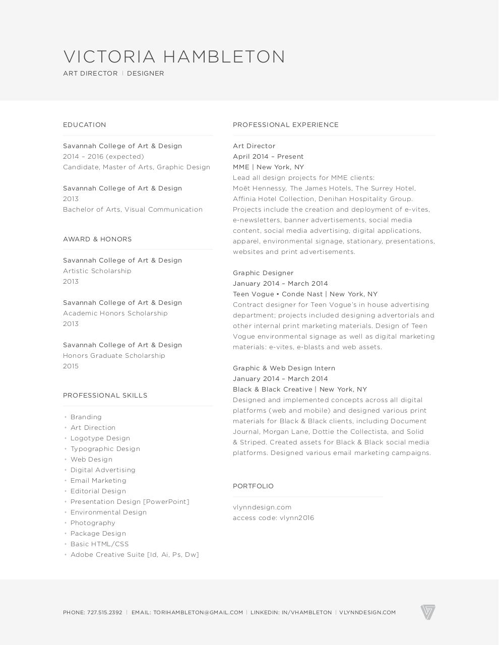 Document preview vhambleton_resume.pdf - page 1/1