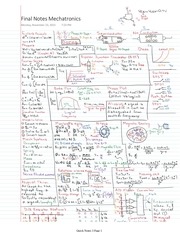 Page 1, Final Notes Mechatronics