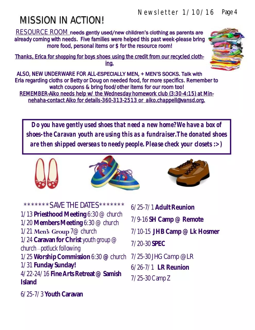 Page 4 of 5, Newsletter template 1 10