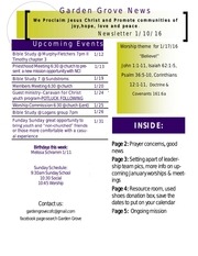 Page 1, Newsletter template 1 10