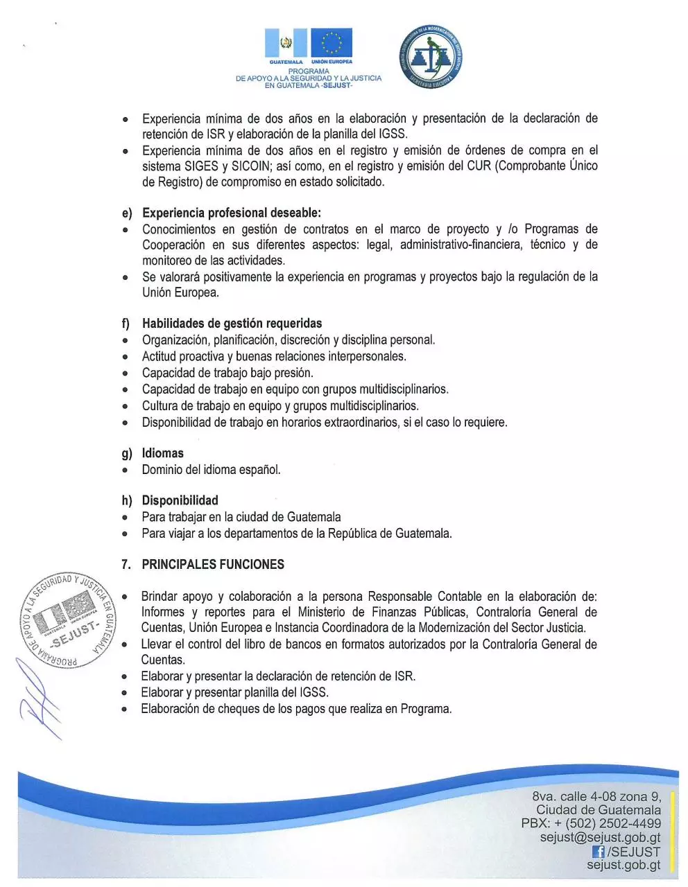 Page 4 of 6, TDR Asistente Contable Financiero