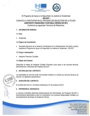 Page 1, TDR Asistente Contable Financiero