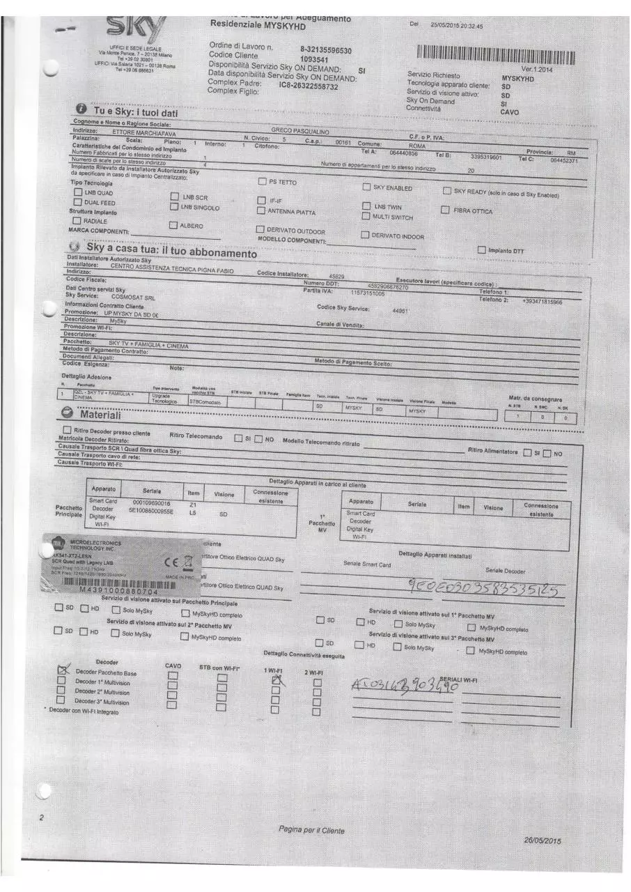 Page 3 of 5, GRECO PASQUALINO SkyLink