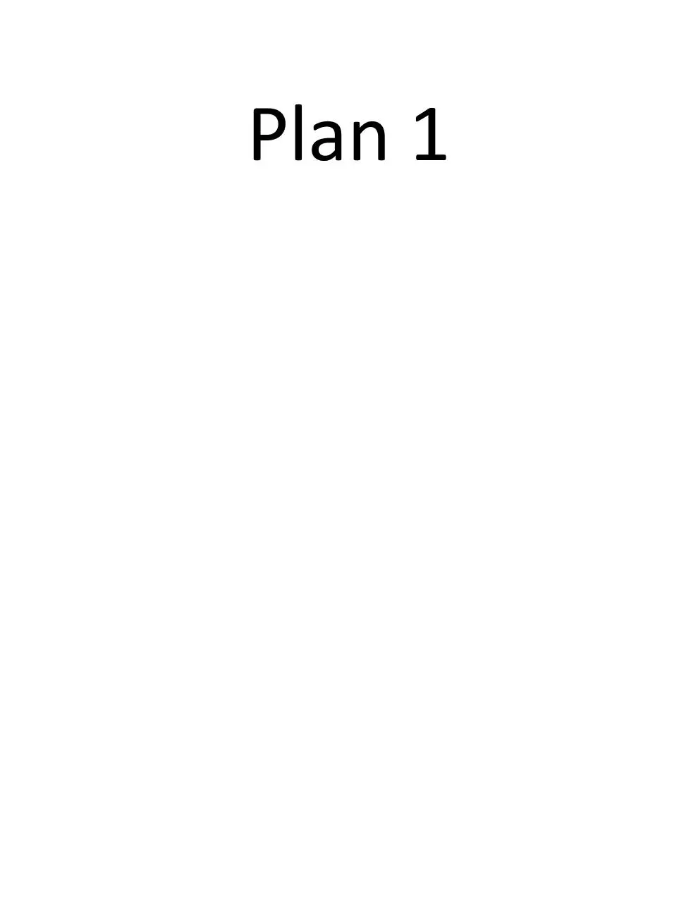 Page 1 of 1, Plan 1
