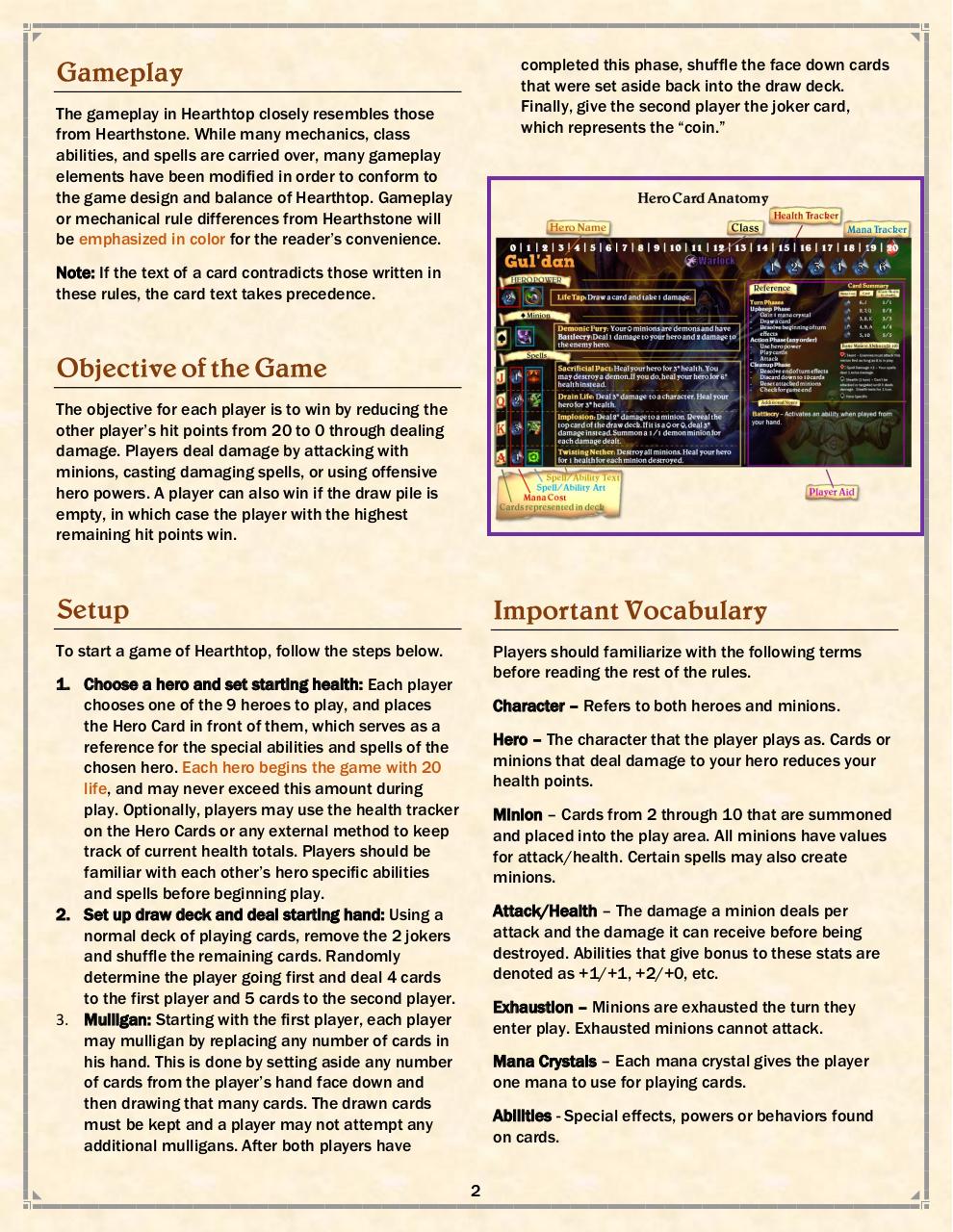 Hearthtop Rules v0.5.pdf - page 2/16