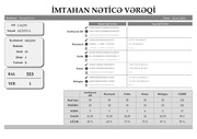Page 1, 4 cü qrup üçün nÉ™ticÉ™ vÉ™rÉ™qi (açÄ±q test)