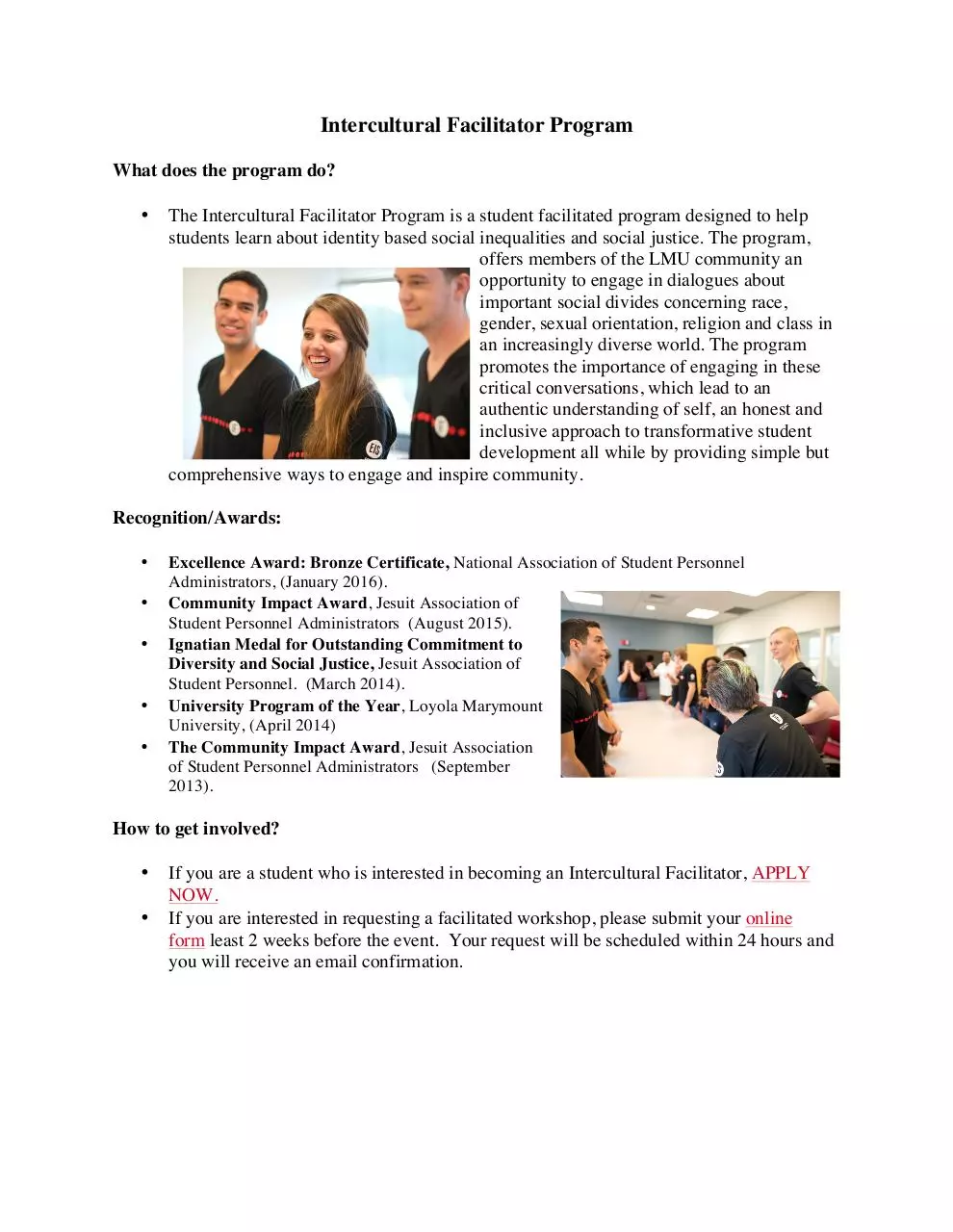 Document preview - Intercultural Facilitator Program.pdf - Page 1/1
