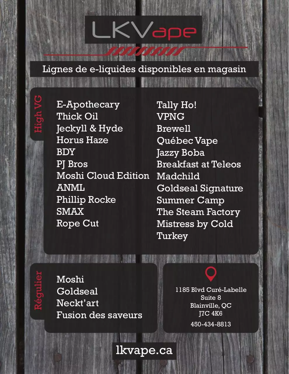 Page 1 of 1, ! liste liquides