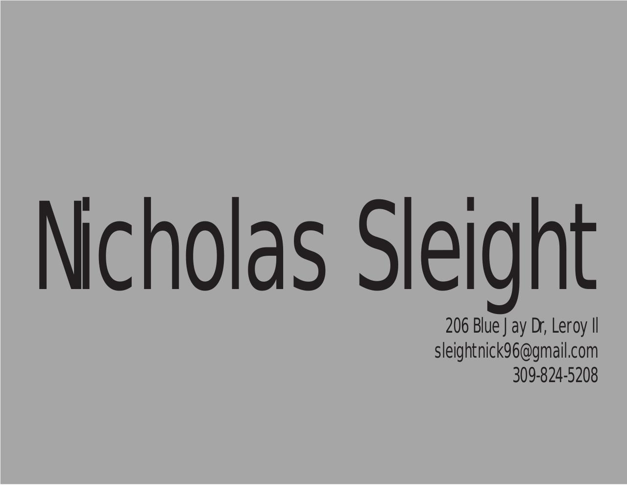 Nicholas Sleight Portfolio.pdf - page 1/6