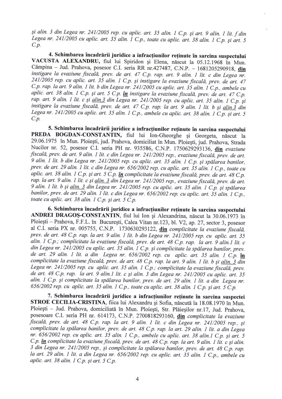 Page 4 of 30, Ordonanta Vacusta Alexandru 03 02 2016