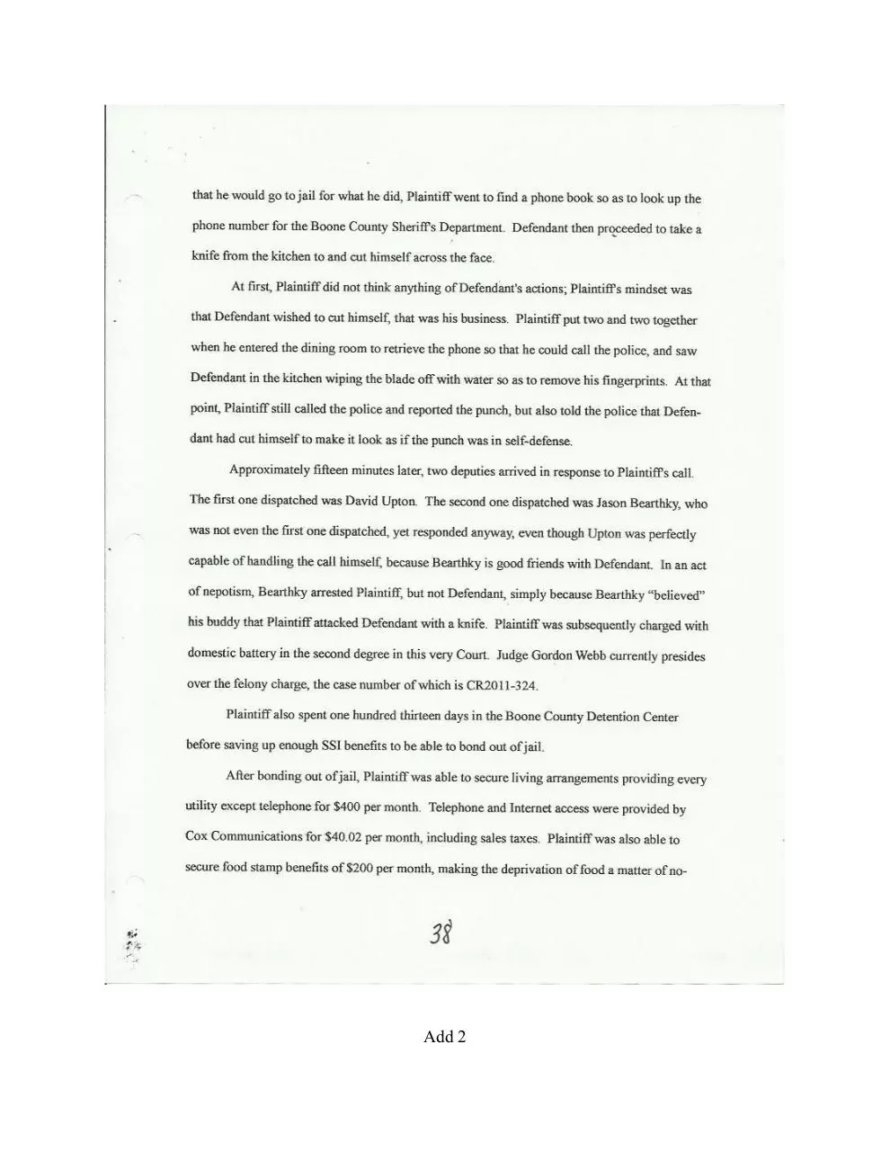 Page 2 of 320, Section XI Addendum