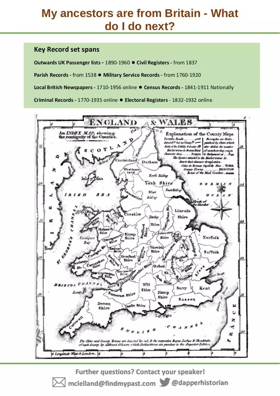 Page 3 of 3, My ancestors are from Britain Syllabus