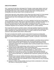 Page 5, Tritium Hazard Report Pollution and Radiation Risk