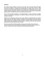 Page 3, Tritium Hazard Report Pollution and Radiation Risk
