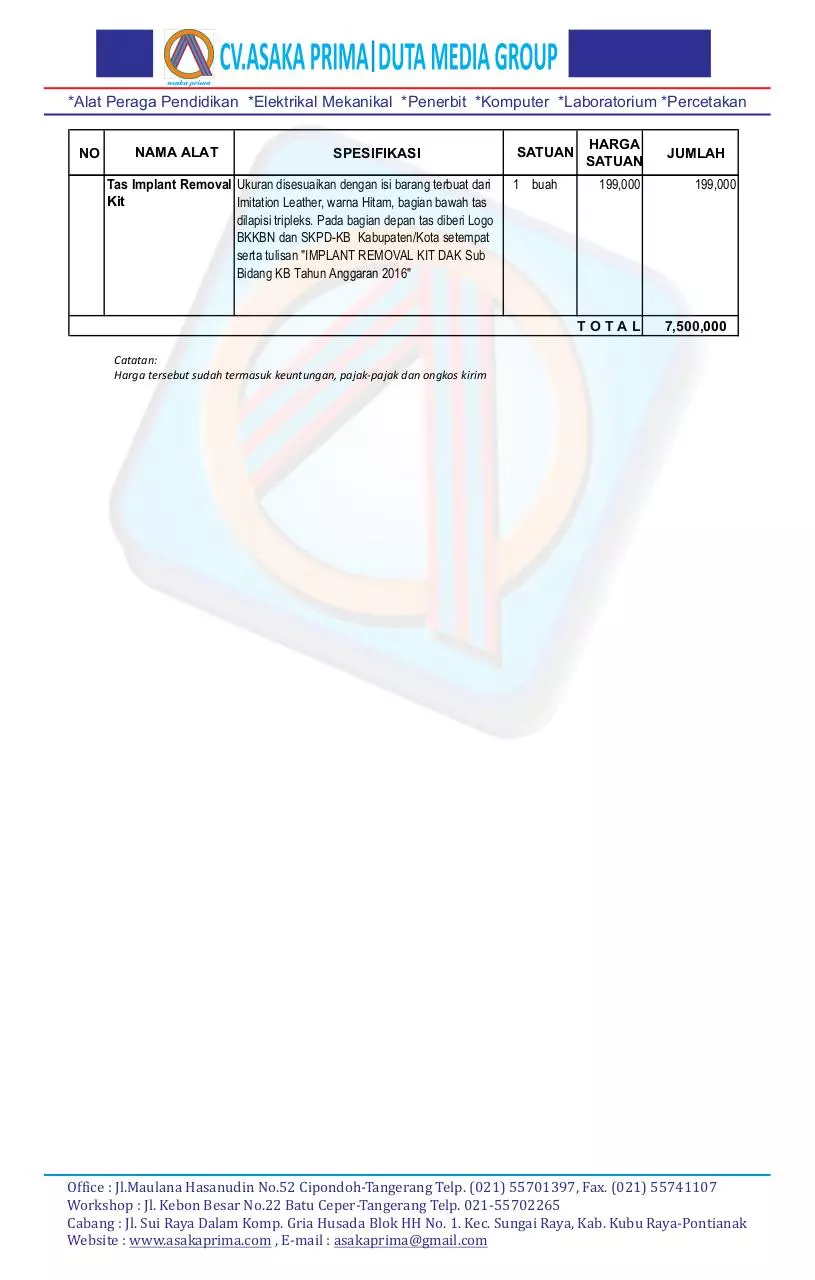 Page 2 of 2, Pengertian IMPLANT REMOVAL KIT JUKNIS 2016