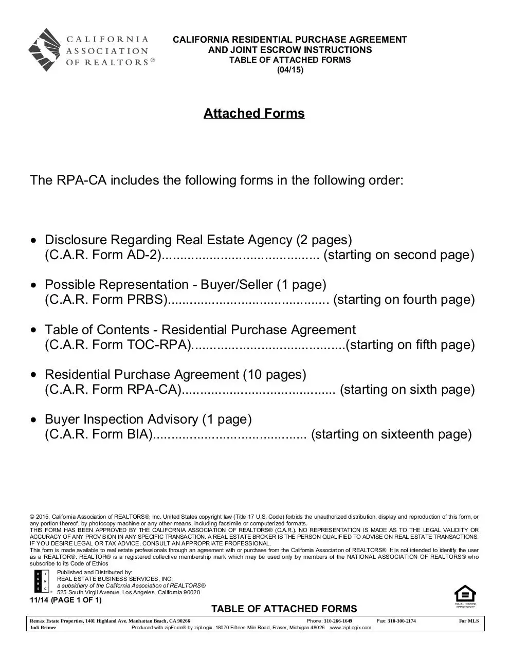 Page 1 of 16, 16p.RPA
