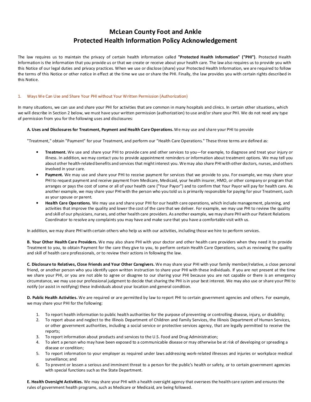 Document preview PHI HIPAA Document 2015.pdf - page 1/2