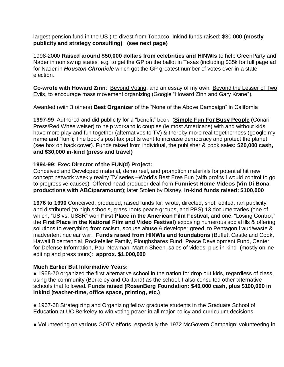 Document preview Gary Krane Resume.pdf - page 3/4