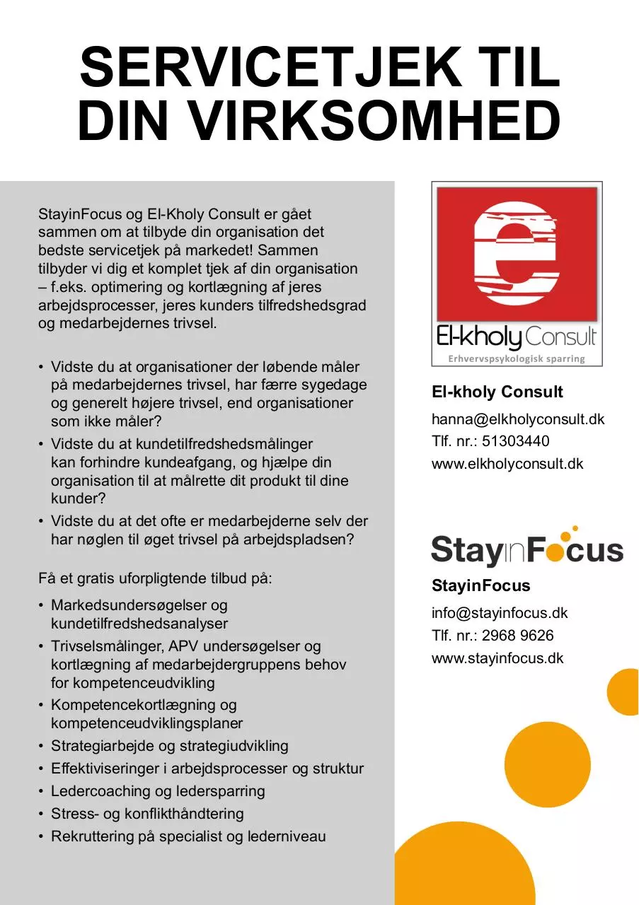 Page 1 of 1, Flyer stay in focus