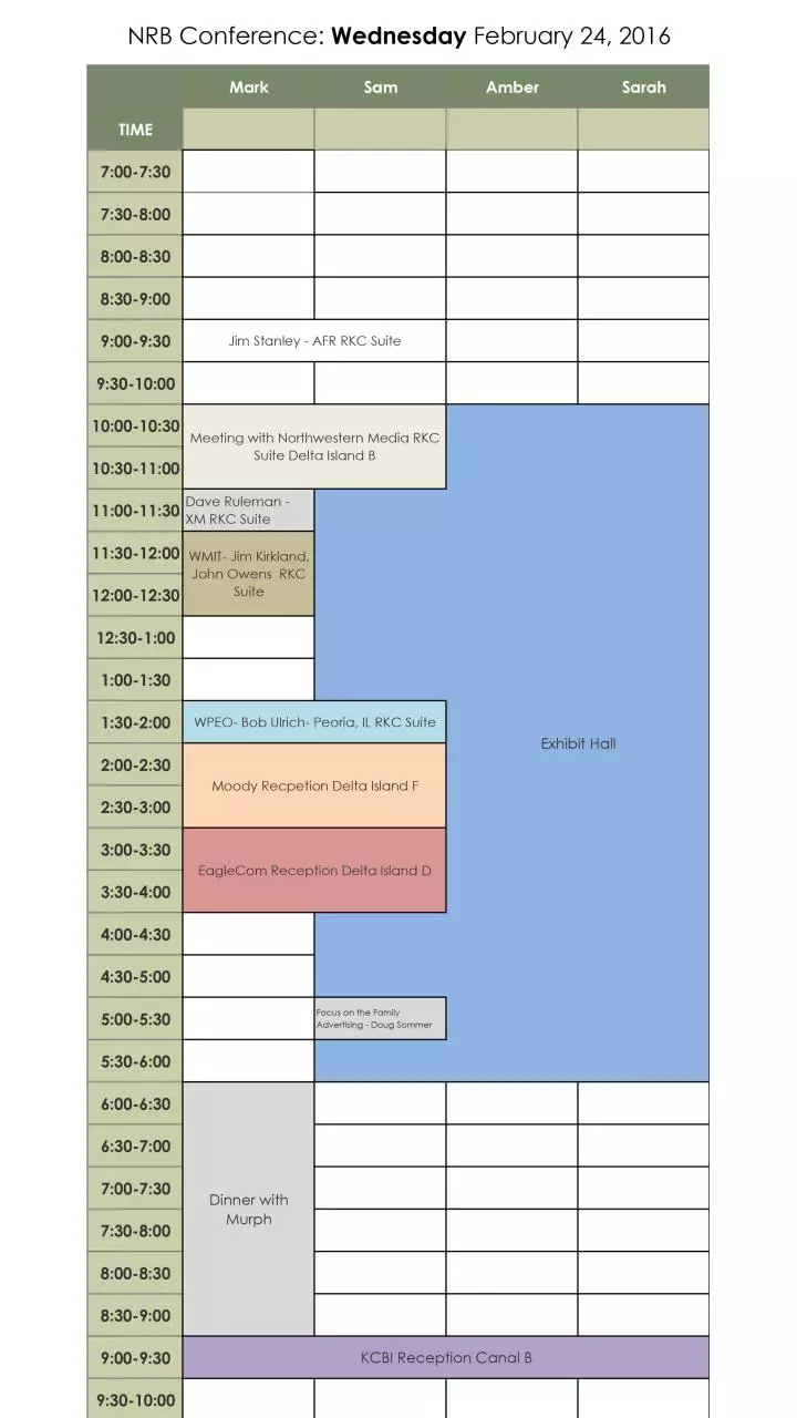 Page 2 of 4, NRBConference2016MasterSchedule iPhone