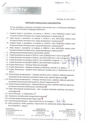 Page 5, protokóÅ‚ przekazania dokumentacji