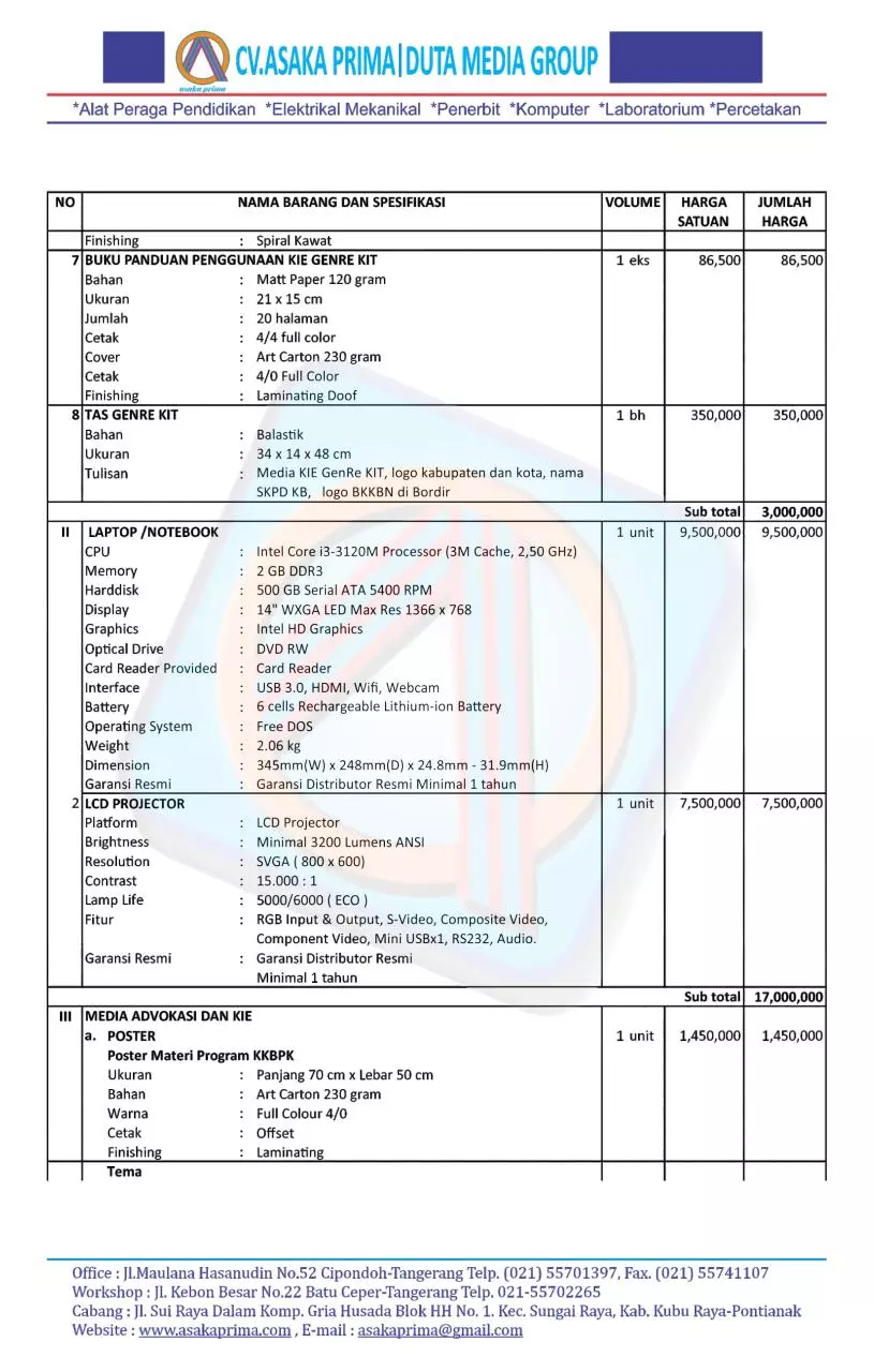 Page 2 of 4, JUAL @ GENRE KIT JUKNIS 2016