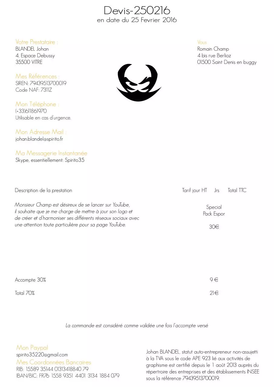 Page 1 of 1, 0225DevisRomainChamp