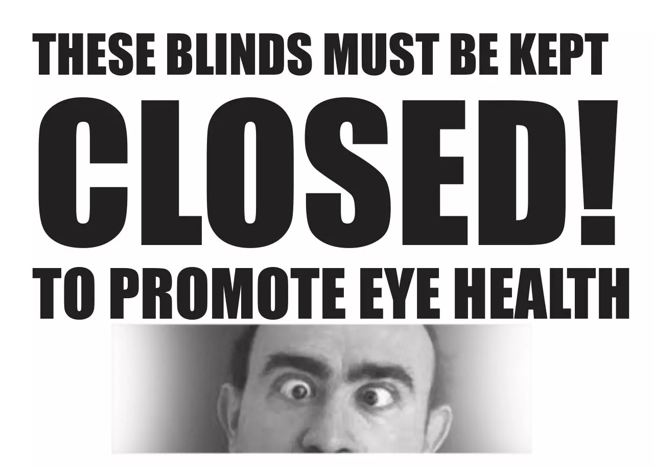 Page 1 of 1, blinds