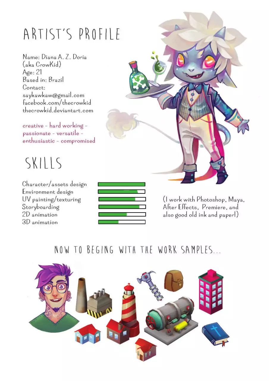 Page 1 of 5, Pocket Portfolio