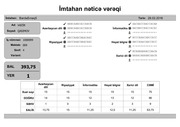 Page 1, mtahan nÉ™ticÉ™ vÉ™rÉ™qi (4 cü siniflÉ™r)