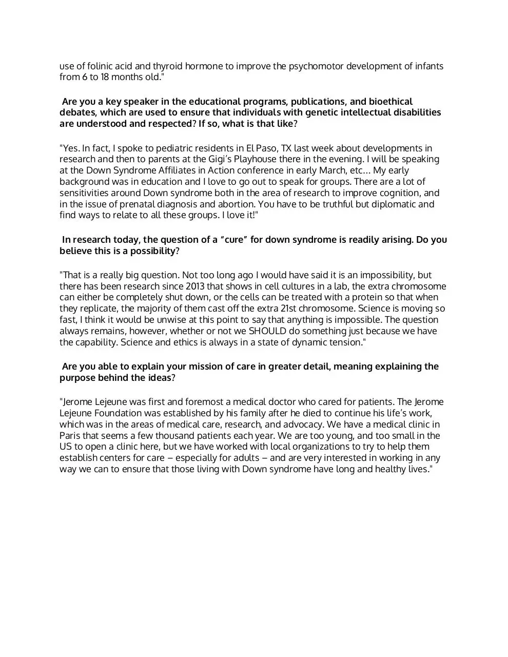 Page 2 of 2, Interview